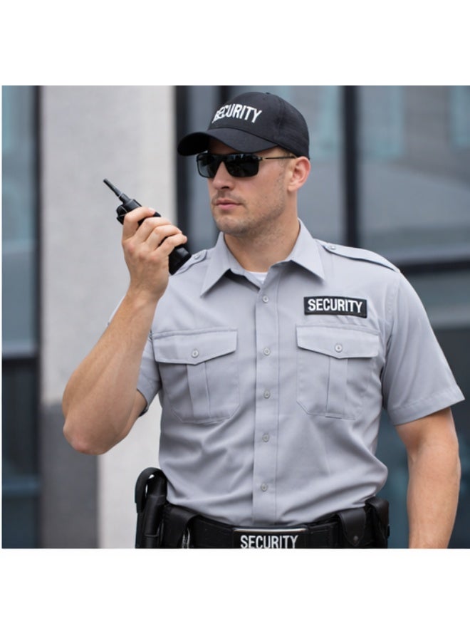 بهارتهومز قميص أمني بأكمام قصيرة - 100% بوليستر، زي عمل احترافي لإنفاذ القانون، وحراس الأمن، وموظفي السلامة العامة - Image 2